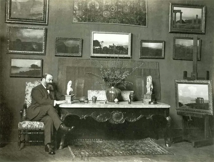 Framed Print : Portrait of Émile-René Ménard (1862-1930), 1910. Creator: Anonymous Framed Print : Portrait of Émile-René Ménard (1862-1930), 1910. Creator: Anonymous