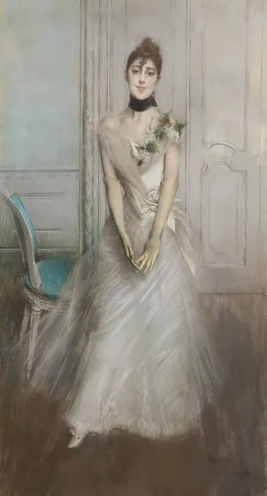 Framed Print : Portrait of Emiliana Concha de Ossa, 1888. Creator: Boldini; Giovanni (1842-1931) Framed Print : Portrait of Emiliana Concha de Ossa, 1888. Creator: Boldini; Giovanni (1842-1931)