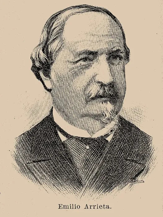 Framed Print : Portrait of Emilio Arrieta (1821-1894). Creator: Anonymous Framed Print : Portrait of Emilio Arrieta (1821-1894). Creator: Anonymous