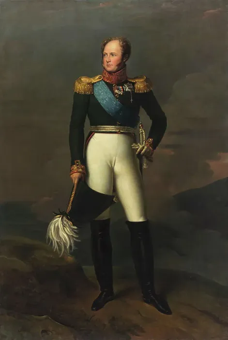 Framed Print : Portrait of Emperor Alexander I (1777-1825), 1820s Framed Print : Portrait of Emperor Alexander I (1777-1825), 1820s