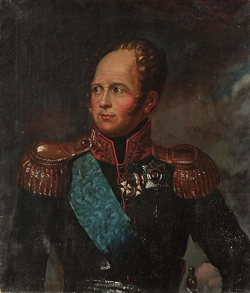 Portrait of Emperor Alexander I (1777-1825). Creator: Anonymous