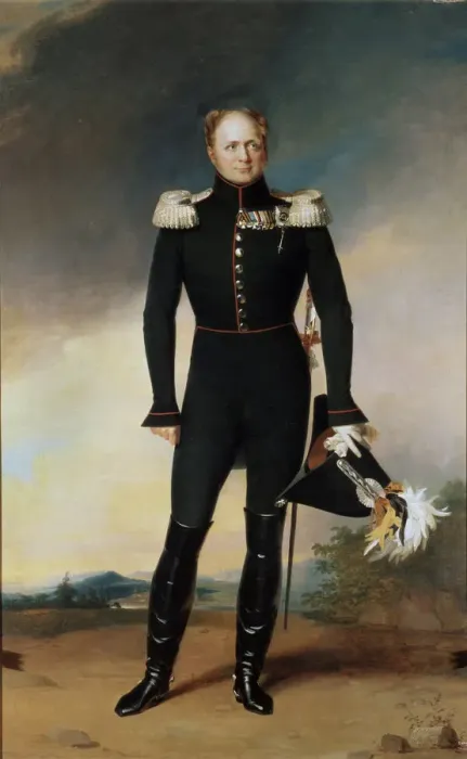 Framed Print : Portrait of Emperor Alexander I, 1825. Artist: George Dawe Framed Print : Portrait of Emperor Alexander I, 1825. Artist: George Dawe