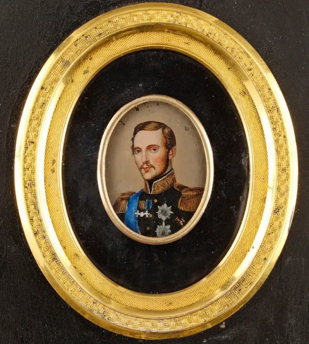 Framed Print : Portrait of Emperor Alexander II (1818-1881), 1840s. Artist: Anonymous Framed Print : Portrait of Emperor Alexander II (1818-1881), 1840s. Artist: Anonymous