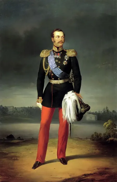 Framed Print : Portrait of Emperor Alexander II, (1818-1881), 1856 Framed Print : Portrait of Emperor Alexander II, (1818-1881), 1856