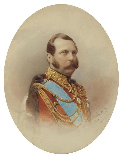 Portrait of Emperor Alexander II (1818-1881), 1864