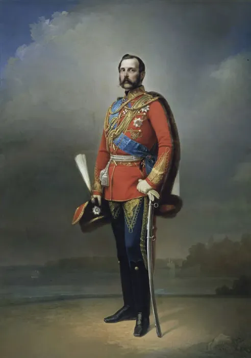 Framed Print : Portrait of Emperor Alexander II, (1818-1881), 1873 Framed Print : Portrait of Emperor Alexander II, (1818-1881), 1873