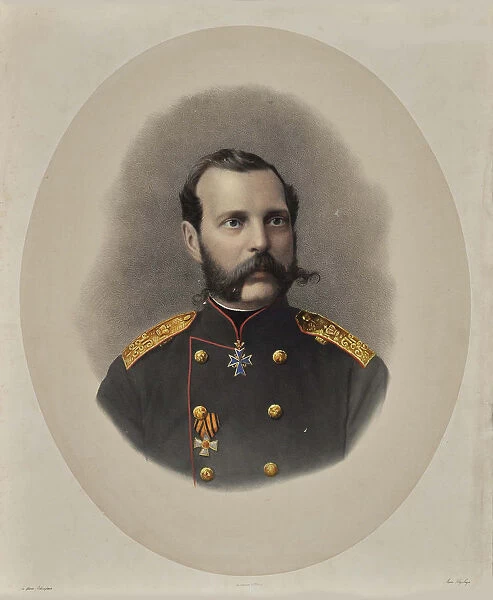 Portrait of Emperor Alexander II of Russia (1818-1881), 1860s