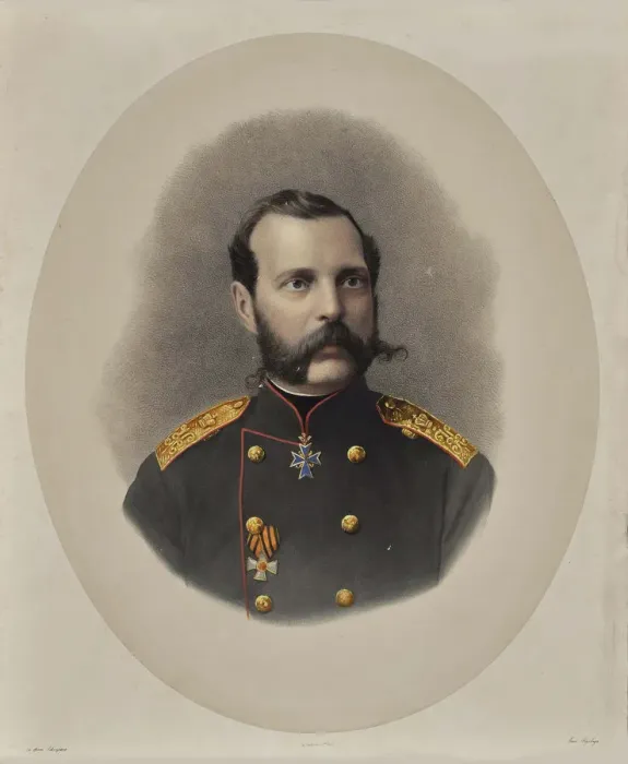 Framed Print : Portrait of Emperor Alexander II of Russia (1818-1881), 1860s Framed Print : Portrait of Emperor Alexander II of Russia (1818-1881), 1860s
