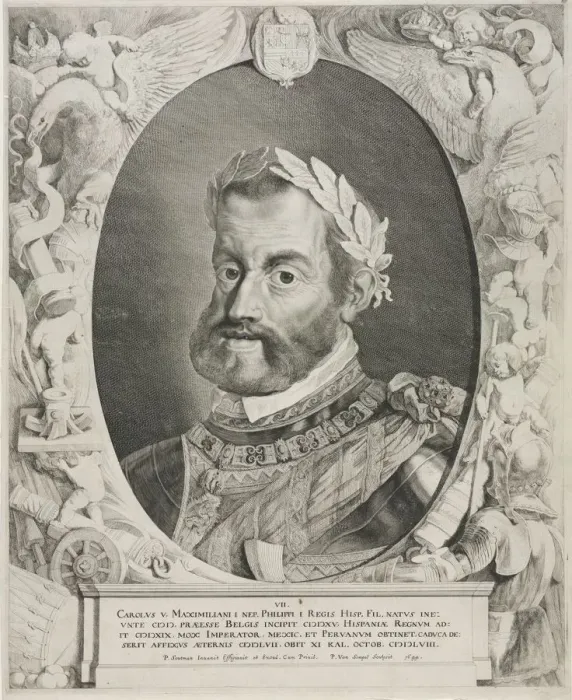 Framed Print : Portrait of Emperor Charles V, 1644. Creator: Pieter van Sompel (Flemish, c. 1600-aft Framed Print : Portrait of Emperor Charles V, 1644. Creator: Pieter van Sompel (Flemish, c. 1600-aft