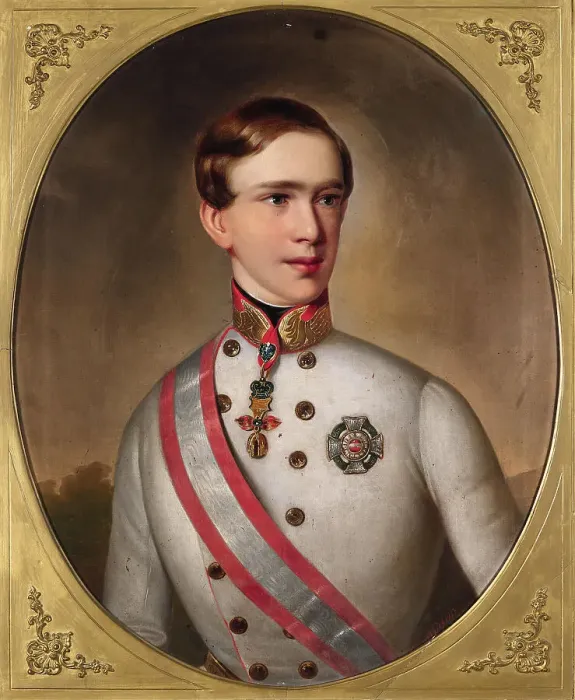 Framed Print : Portrait of Emperor Franz Joseph I of Austria (1830-1916), c1849. Creator: Mezler von Andelberg; Johann Baptist (active 1840s-1850s) Framed Print : Portrait of Emperor Franz Joseph I of Austria (1830-1916), c1849. Creator: Mezler von Andelberg; Johann Baptist (active 1840s-1850s)
