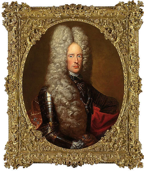 Portrait of Emperor Joseph I (1678-1711), Early 18th cen. Artist: Anonymous