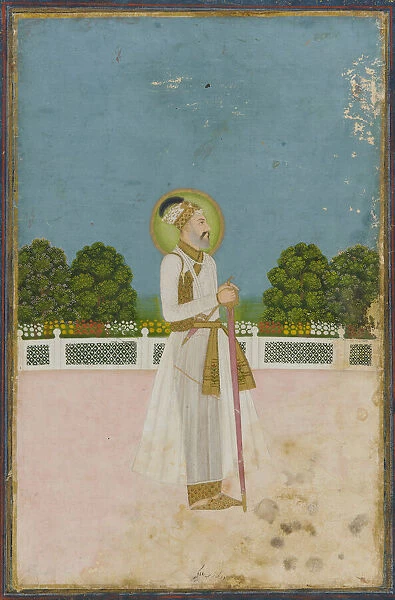 Portrait of an emperor, Mughal dynasty, 18th century. Creator: Unknown