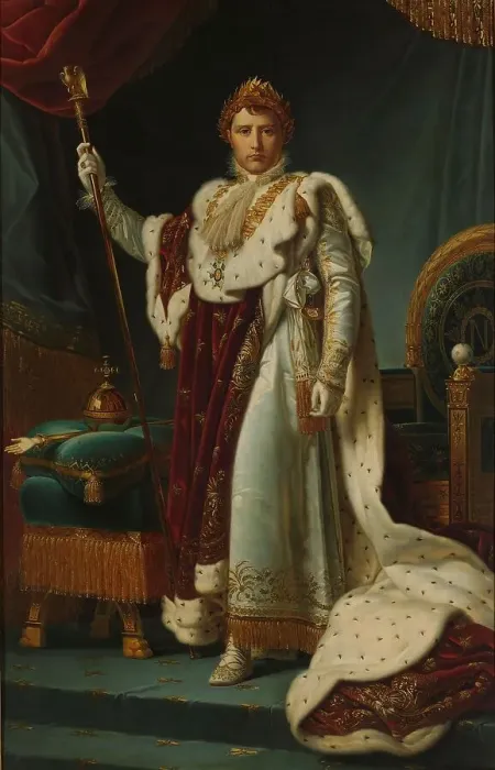 Framed Print : Portrait of Emperor Napoleon I, c.1805-c.1815. Creator: Workshop of François Gérard