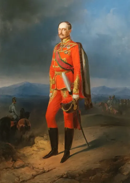 Framed Print : Portrait of Emperor Nicholas I (1796-1855) in Austrian Uniform, End 1840s Framed Print : Portrait of Emperor Nicholas I (1796-1855) in Austrian Uniform, End 1840s
