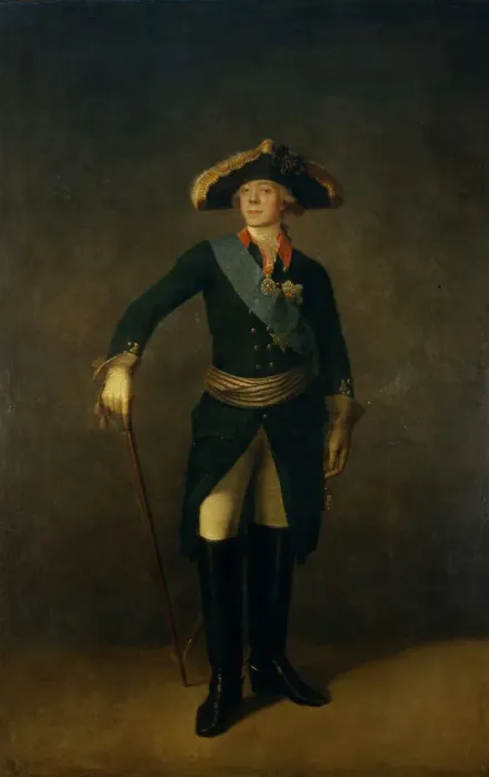 Framed Print : Portrait of the Emperor Paul I of Russia (1754-1801), 1797. Artist: Shchukin, Stepan Semyonovich (1762-1828) Framed Print : Portrait of the Emperor Paul I of Russia (1754-1801), 1797. Artist: Shchukin, Stepan Semyonovich (1762-1828)