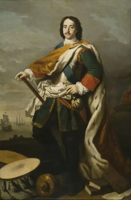 Framed Print : Portrait of Emperor Peter I the Great (1672-1725) Framed Print : Portrait of Emperor Peter I the Great (1672-1725)