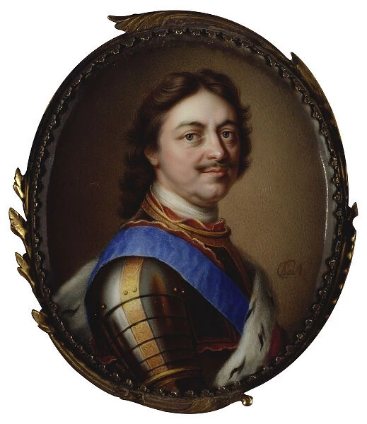Portrait of Emperor Peter I the Great (1672-1725), 1717. Creator: Boit, Charles (1662-1727)
