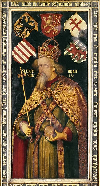 Portrait of Emperor Sigismund (1369-1437), 1511-1512. Creator: Dürer, Albrecht (1471-1528)