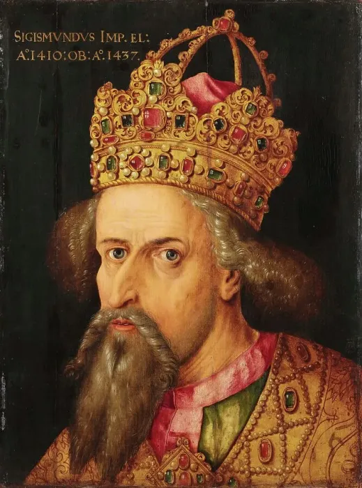 Framed Print : Portrait of Emperor Sigismund (1369-1437), 1514. Creator: Dürer, Albrecht, (Workshop) Framed Print : Portrait of Emperor Sigismund (1369-1437), 1514. Creator: Dürer, Albrecht, (Workshop)