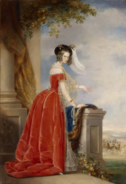 Framed Print : Portrait of Empress Alexandra Fyodorovna (Charlotte of Prussia), Emperors Nicholas I wife (1798-1860), after 1844. Artist: Robertson, Christina (1796-1854) Framed Print : Portrait of Empress Alexandra Fyodorovna (Charlotte of Prussia), Emperors Nicholas I wife (1798-1860), after 1844. Artist: Robertson, Christina (1796-1854)