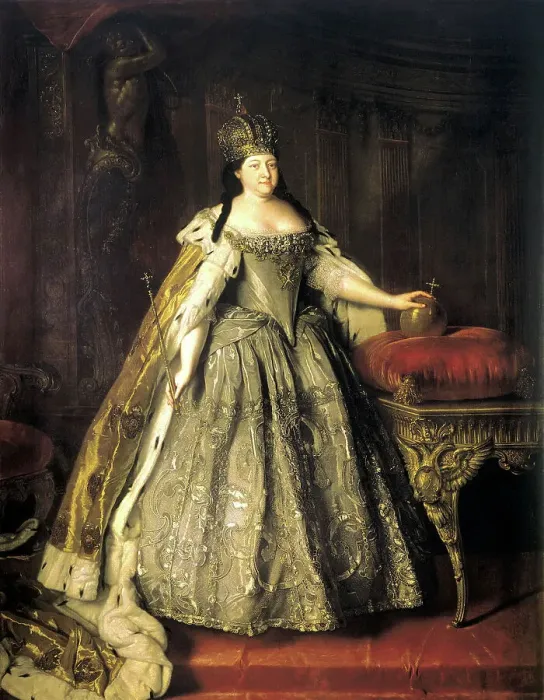 Framed Print : Portrait of Empress Anna Ioannovna, (1693-1740), 1730. Artist: Louis Caravaque Framed Print : Portrait of Empress Anna Ioannovna, (1693-1740), 1730. Artist: Louis Caravaque