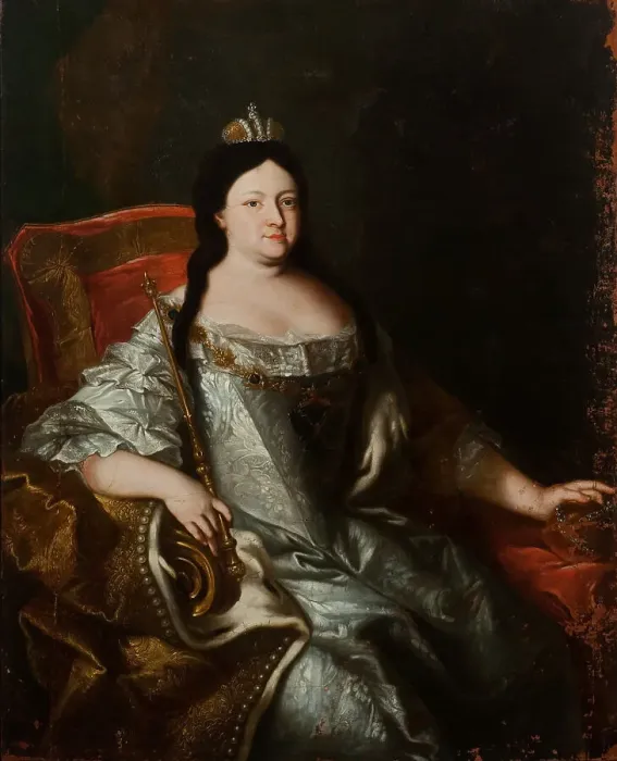 Framed Print : Portrait of Empress Anna Ioannovna (1693-1740), 1730s Framed Print : Portrait of Empress Anna Ioannovna (1693-1740), 1730s