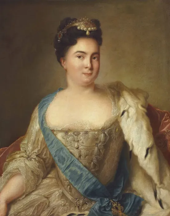 Framed Print : Portrait of Empress Catherine I. (1684-1727) Framed Print : Portrait of Empress Catherine I. (1684-1727)