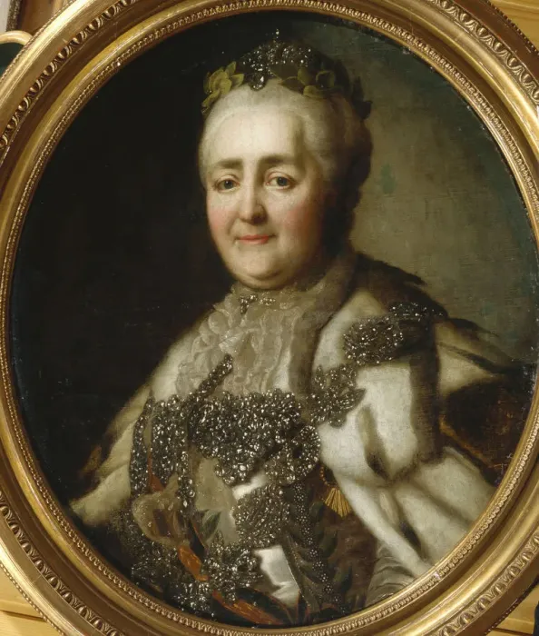 Framed Print : Portrait of Empress Catherine II (1729-1796) Framed Print : Portrait of Empress Catherine II (1729-1796)