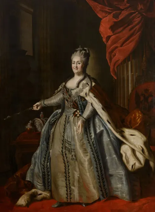 Framed Print : Portrait of Empress Catherine II (1729-1796)
