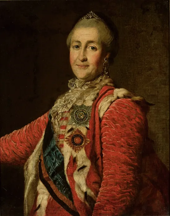 Framed Print : Portrait of Empress Catherine II (1729-1796), c1782. Creator: Anonymous Framed Print : Portrait of Empress Catherine II (1729-1796), c1782. Creator: Anonymous