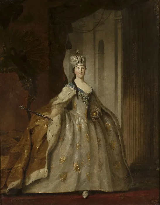 Framed Print : Portrait of Empress Catherine II (1729-1796). Creator: Argunov, Ivan Petrovich (1729-1802) Framed Print : Portrait of Empress Catherine II (1729-1796). Creator: Argunov, Ivan Petrovich (1729-1802)