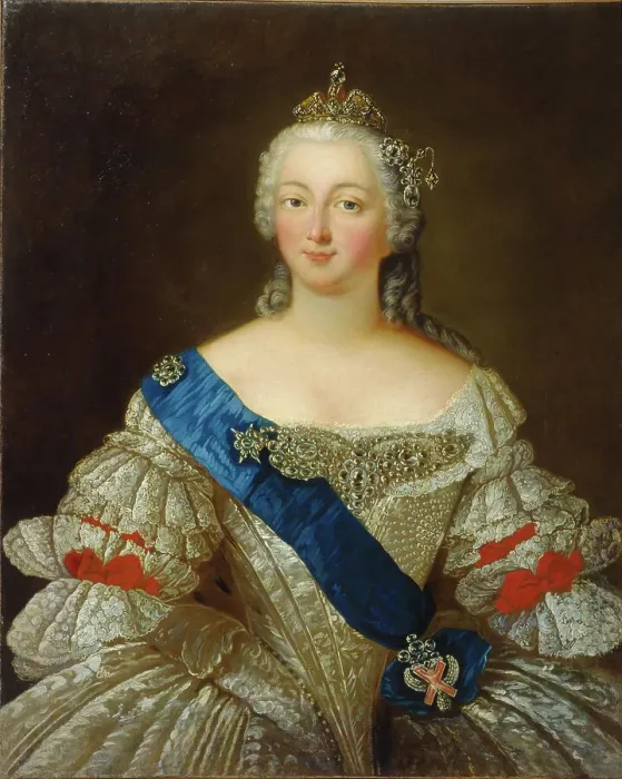 Framed Print : Portrait of Empress Elisabeth Petrovna (1709-1762), 1740s. Artist: Anonymous Framed Print : Portrait of Empress Elisabeth Petrovna (1709-1762), 1740s. Artist: Anonymous