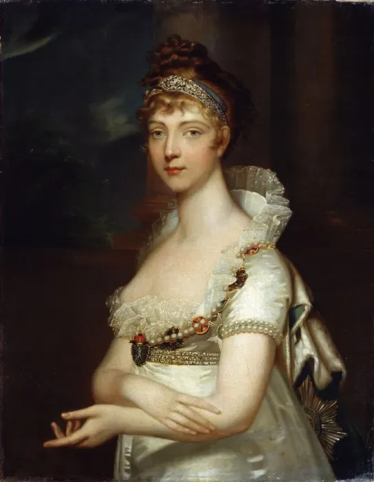 Framed Print : Portrait of Empress Elizabeth Alexeievna, late 18th or early 19th century. Artist: Jean Laurent Monnier Framed Print : Portrait of Empress Elizabeth Alexeievna, late 18th or early 19th century. Artist: Jean Laurent Monnier