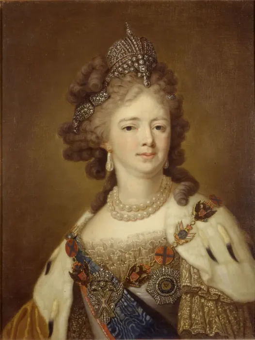 Framed Print : Portrait of Empress Maria Feodorovna (Sophie Dorothea of Württemberg) (1759-1828)
