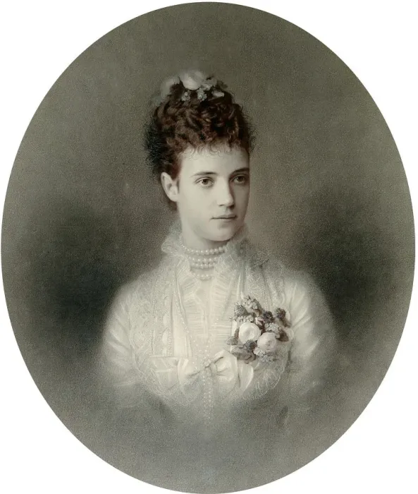 Framed Print : Portrait of Empress Maria Fyodorovna of Russia, 1890s. Artist: Charles Bergamasco Framed Print : Portrait of Empress Maria Fyodorovna of Russia, 1890s. Artist: Charles Bergamasco