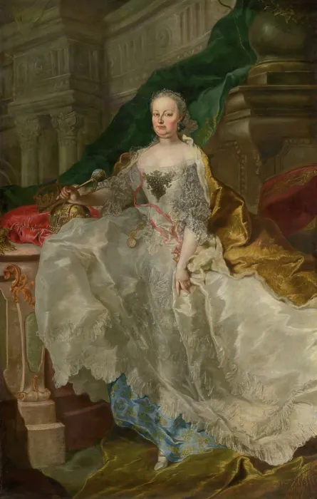 Framed Print : Portrait of Empress Maria Theresa, 1765-1766. Creator: Franz Anton Palko Framed Print : Portrait of Empress Maria Theresa, 1765-1766. Creator: Franz Anton Palko
