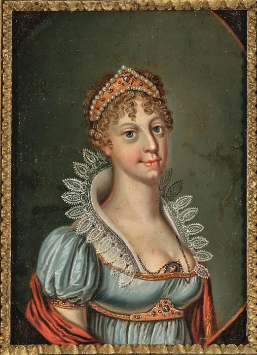 Framed Print : Portrait of the Empress Marie-Louise (1791-1847), c1820. Creator: Anonymous () Framed Print : Portrait of the Empress Marie-Louise (1791-1847), c1820. Creator: Anonymous ()