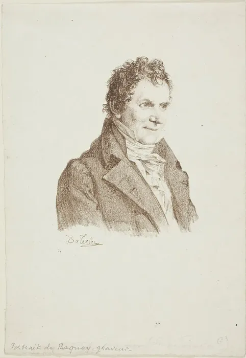 Framed Print : Portrait of the Engraver Baquoy, c. 1820. Creator: Andre Dutertre Framed Print : Portrait of the Engraver Baquoy, c. 1820. Creator: Andre Dutertre