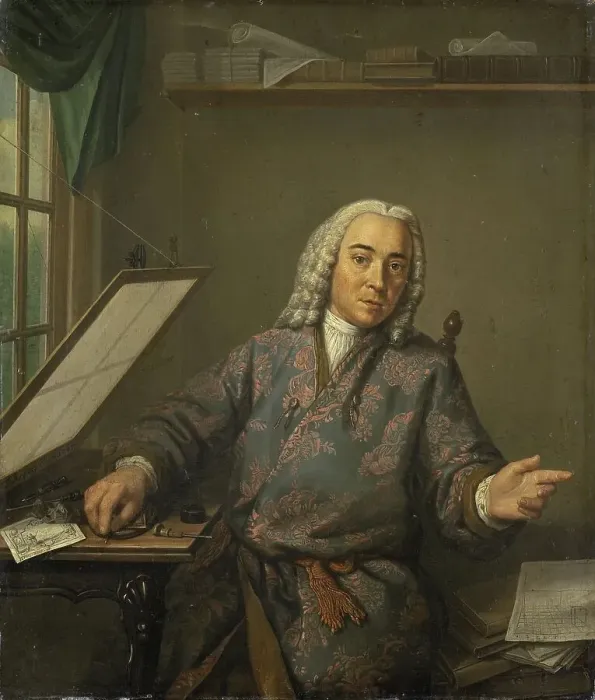 Framed Print : Portrait of the Engraver Jan Caspar Philips, 1747. Creator: Tibout Regters Framed Print : Portrait of the Engraver Jan Caspar Philips, 1747. Creator: Tibout Regters