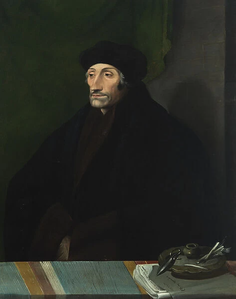 Portrait of Erasmus of Rotterdam (1467-1536), 16th century. Creator: Anonymous