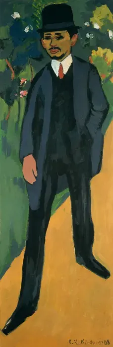 Framed Print : Portrait of Erich Heckel, 1910 Framed Print : Portrait of Erich Heckel, 1910