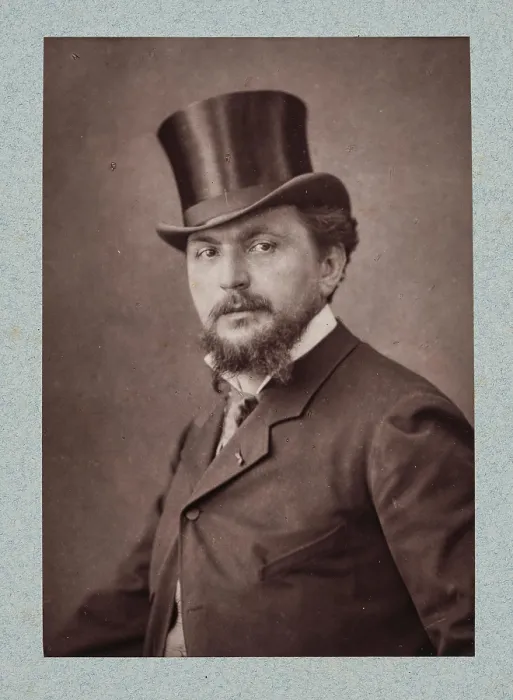 Framed Print : Portrait of Ernest Ange Duez (1843-1896), 1882. Creator: Godet, Anatole Louis (1839-1887) Framed Print : Portrait of Ernest Ange Duez (1843-1896), 1882. Creator: Godet, Anatole Louis (1839-1887)