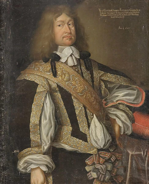 Portrait of Ernest Günther, Duke of Schleswig-Holstein-Sonderburg-Augustenburg, 1650. Creator: Anon