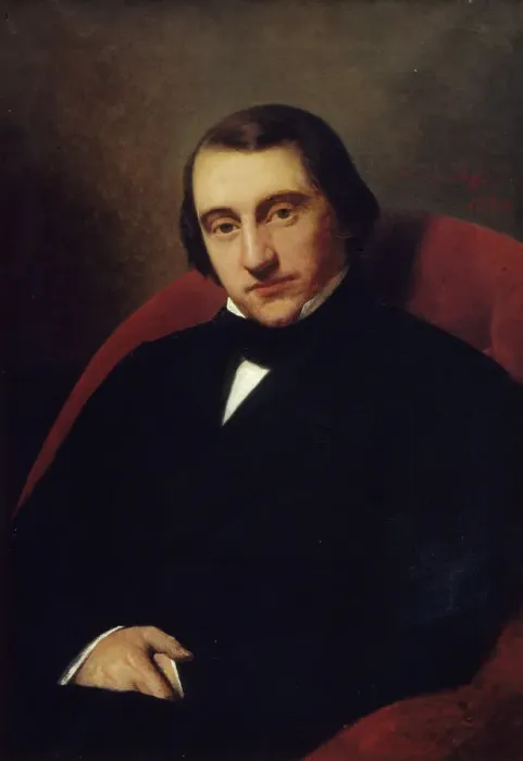 Framed Print : Portrait of Ernest Renan, 1860. Creator: Henry Scheffer Framed Print : Portrait of Ernest Renan, 1860. Creator: Henry Scheffer