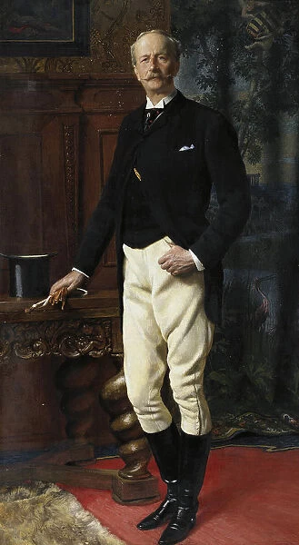Portrait of Ernst I, Duke of Saxe-Altenburg (1826-1908), 1893. Artist: Anonymous