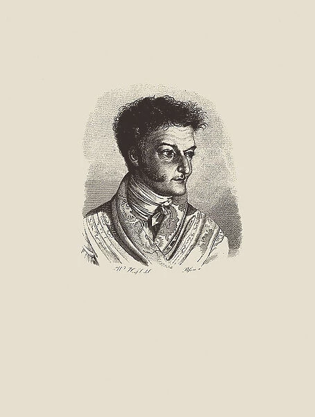 Portrait of Ernst Theodor Amadeus Hoffmann (1776-1822), 1821. Creator: Hensel, Wilhelm (1794-1861)