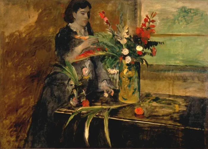Framed Print : Portrait of Estelle Musson Degas, 1872. Artist: Degas, Edgar (1834-1917) Framed Print : Portrait of Estelle Musson Degas, 1872. Artist: Degas, Edgar (1834-1917)