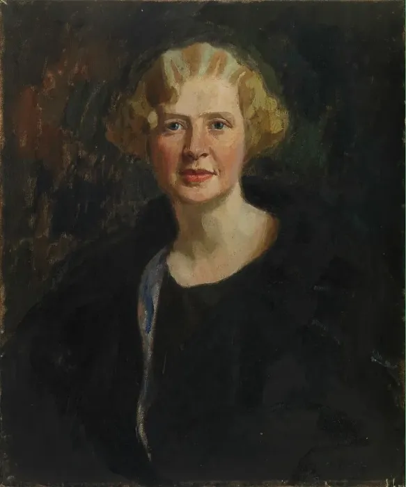 Framed Print : Portrait of Ester Wegelius (née Tawaststjerna), 1925. Creator: Oskari Paatela Framed Print : Portrait of Ester Wegelius (née Tawaststjerna), 1925. Creator: Oskari Paatela