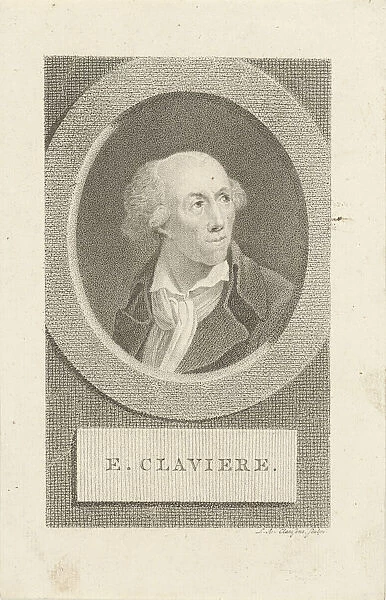 Portrait of Etienne Claviere (1735-1793), 1790s