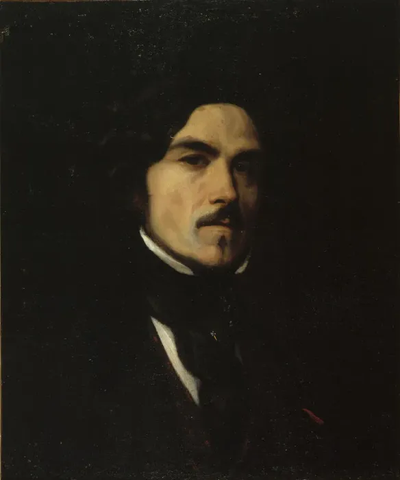 Framed Print : Portrait of Eugene Delacroix (1798-1863), c. 1840. Creator: Anonymous Framed Print : Portrait of Eugene Delacroix (1798-1863), c. 1840. Creator: Anonymous